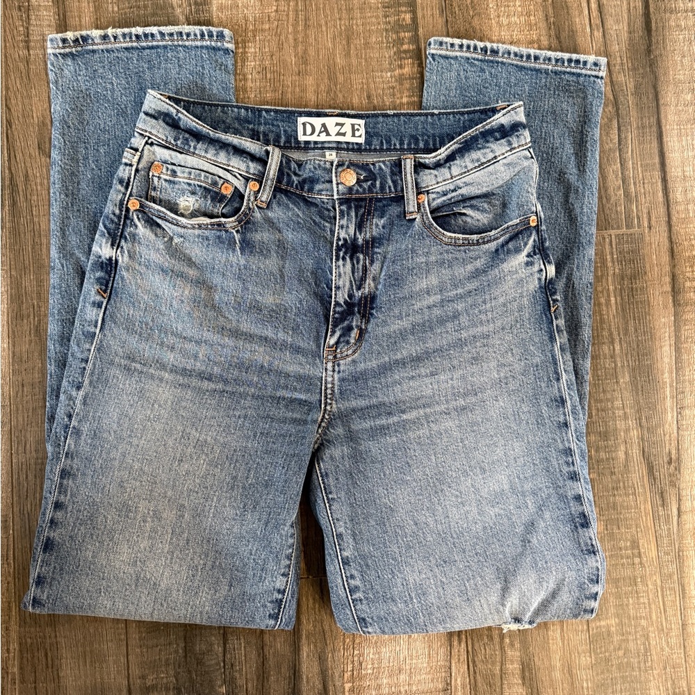 Daze Blue Denim Jeans tough love